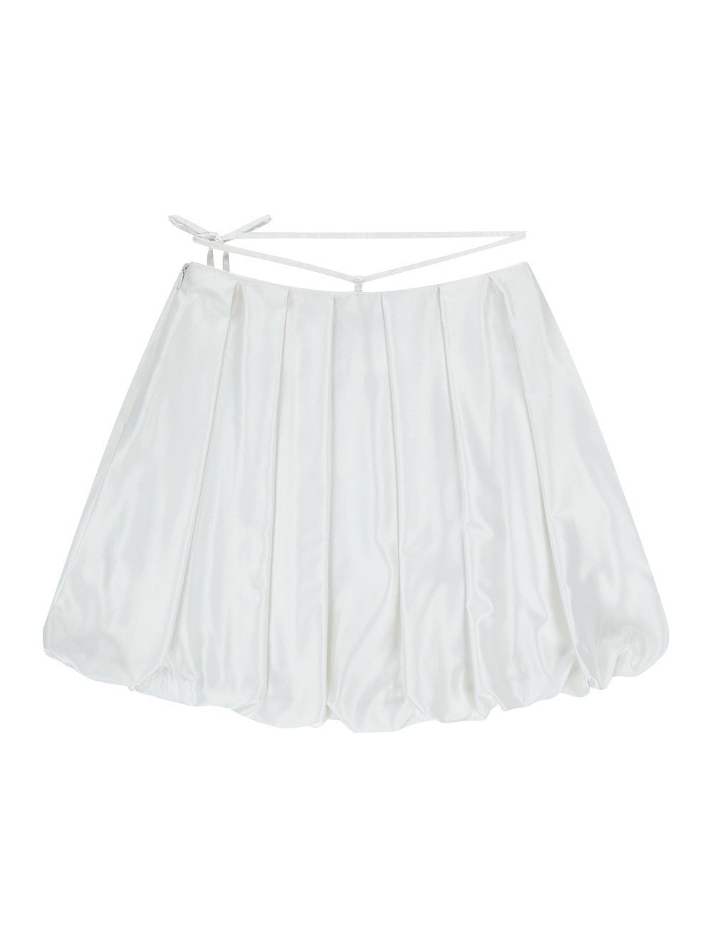 【TUOMIO】SATIN BALLOON SKIRT