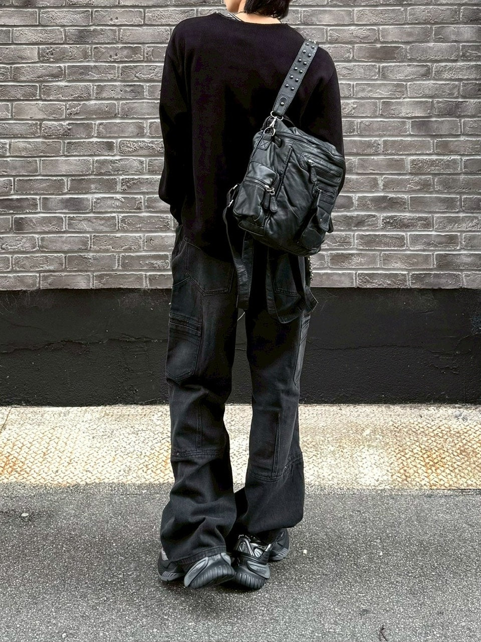 大阪店WEB限定受注制【Chikashitsu +】straight fit carpenter denim pants