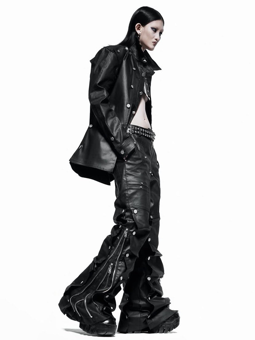 【RICH】Multi Button Denim Jacket