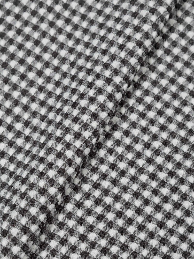 【Uglyshadow】CHECKERED LACE SLEEVELESS