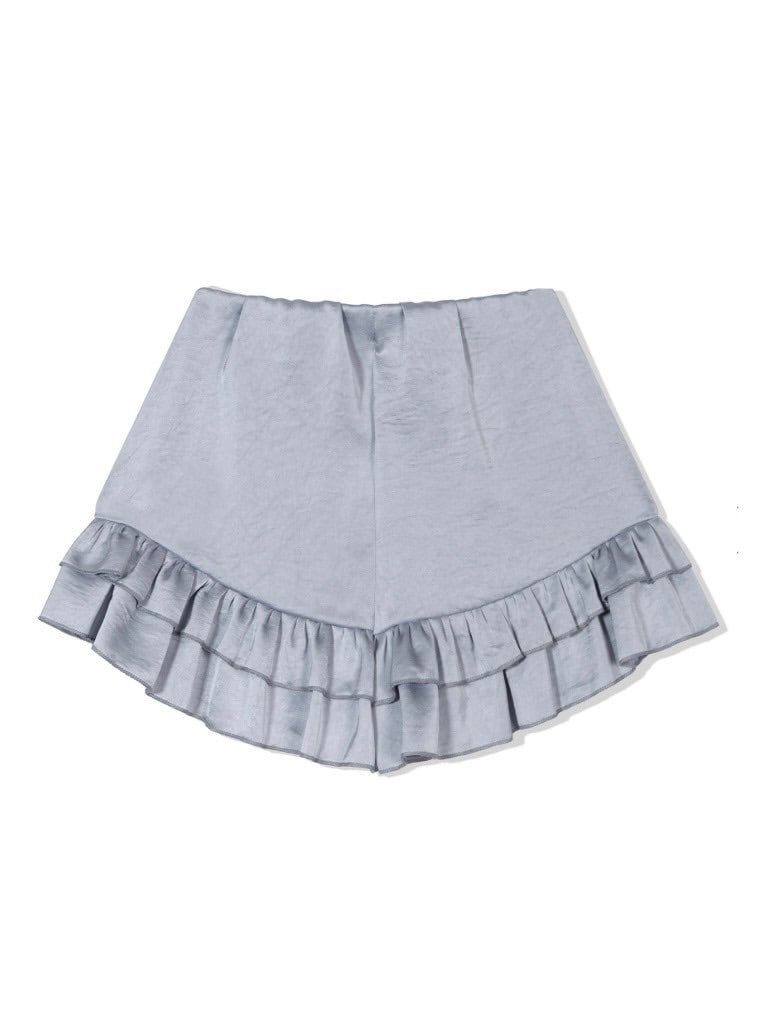 【Uglyshadow】SATIN RUFFLE PANTS
