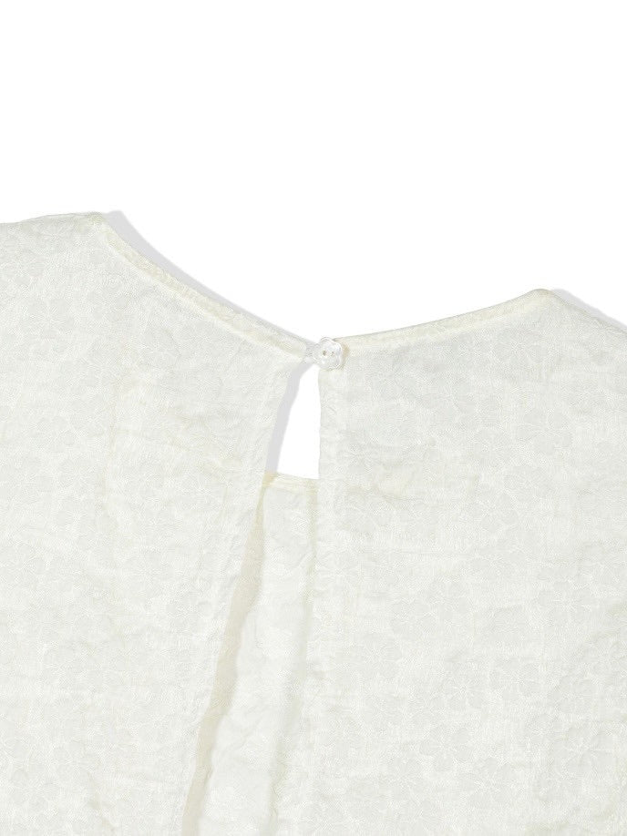 【Uglyshadow】FLOWER RUFFLE DRESS