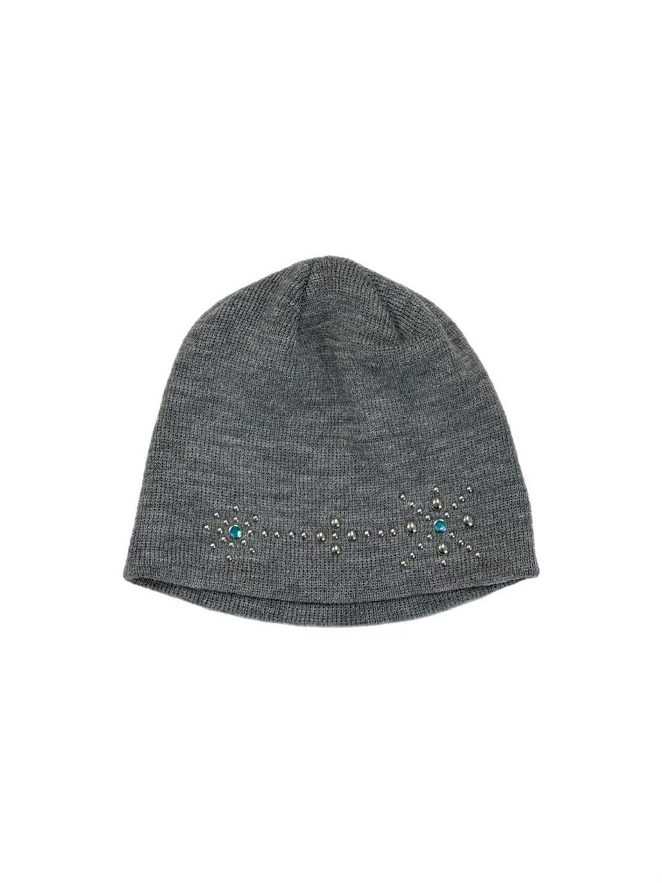 受注制【Chikashitsu +】mulch studs beanie (3color) / 【チカシツプラス】マルチスタッズニット帽子