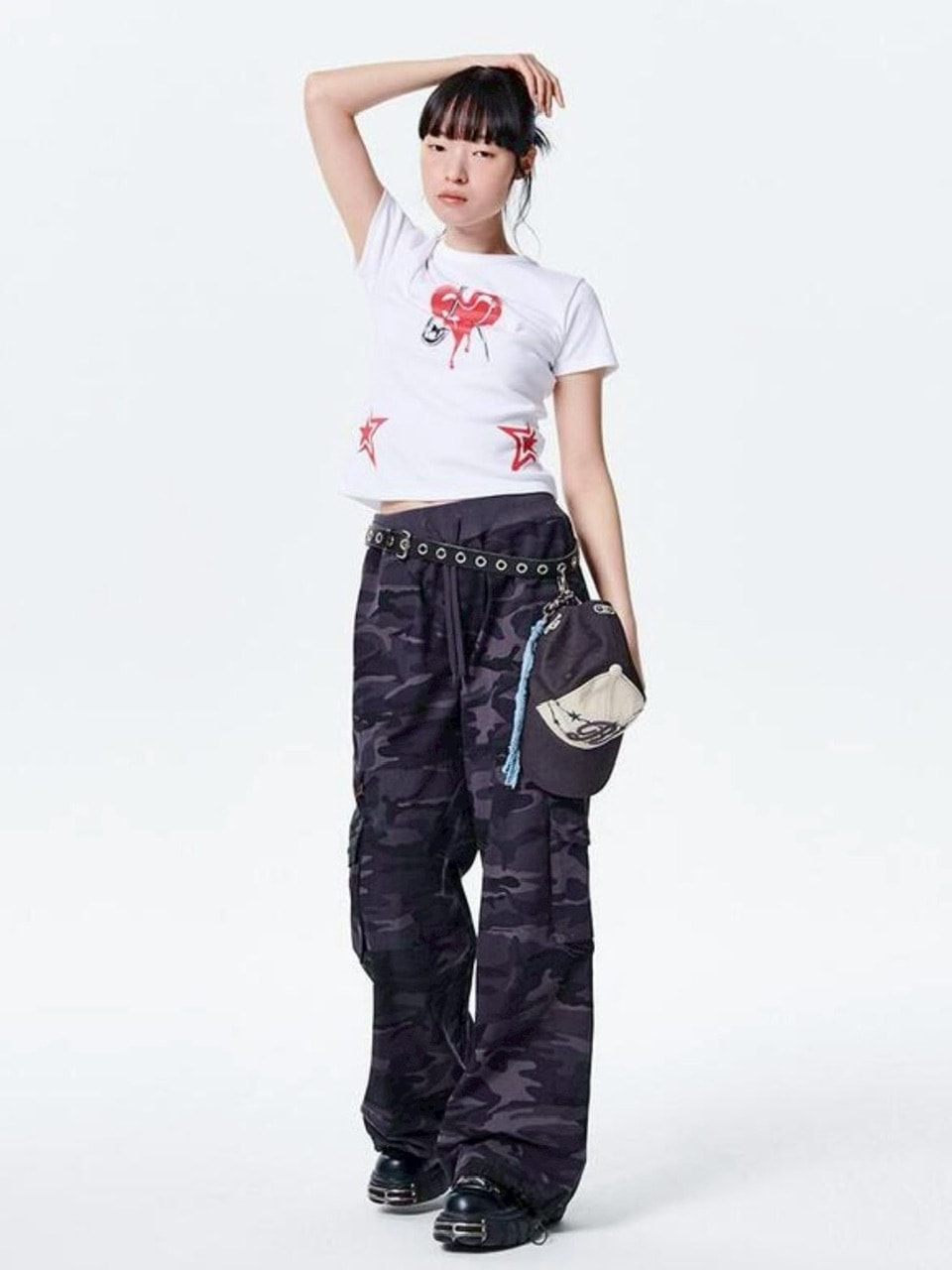 【runningHIGH】MELTING HEART H/S TEE