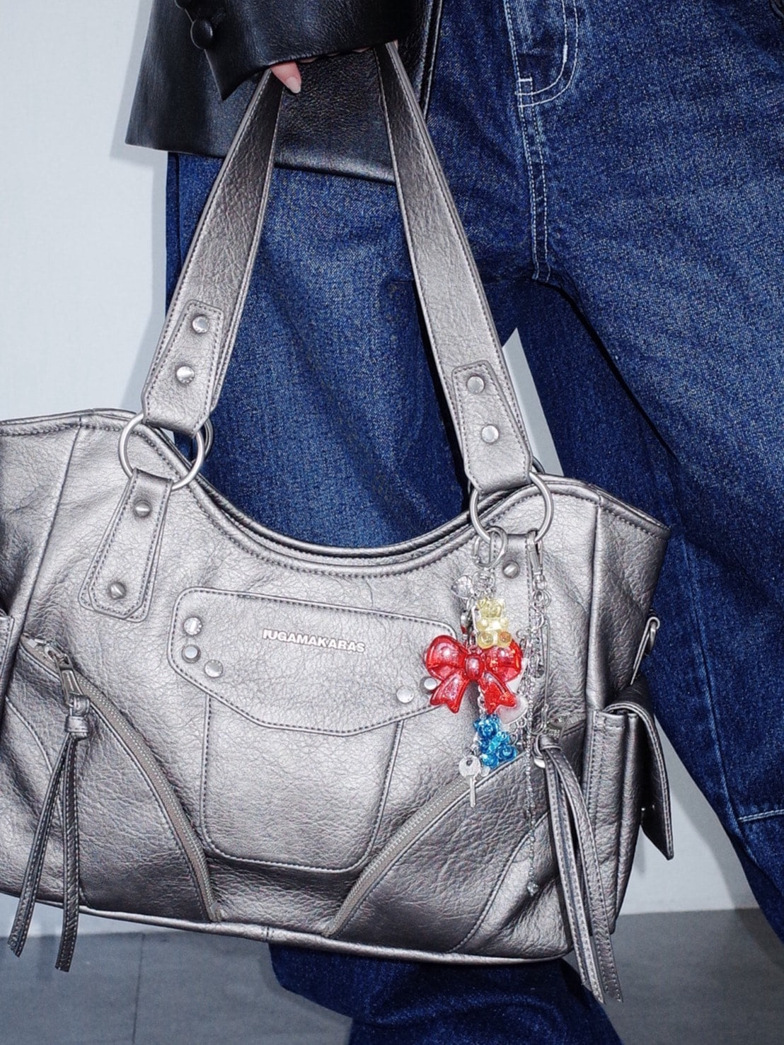 【IUGAMAKARAS】Colorful Ribbon Keyring