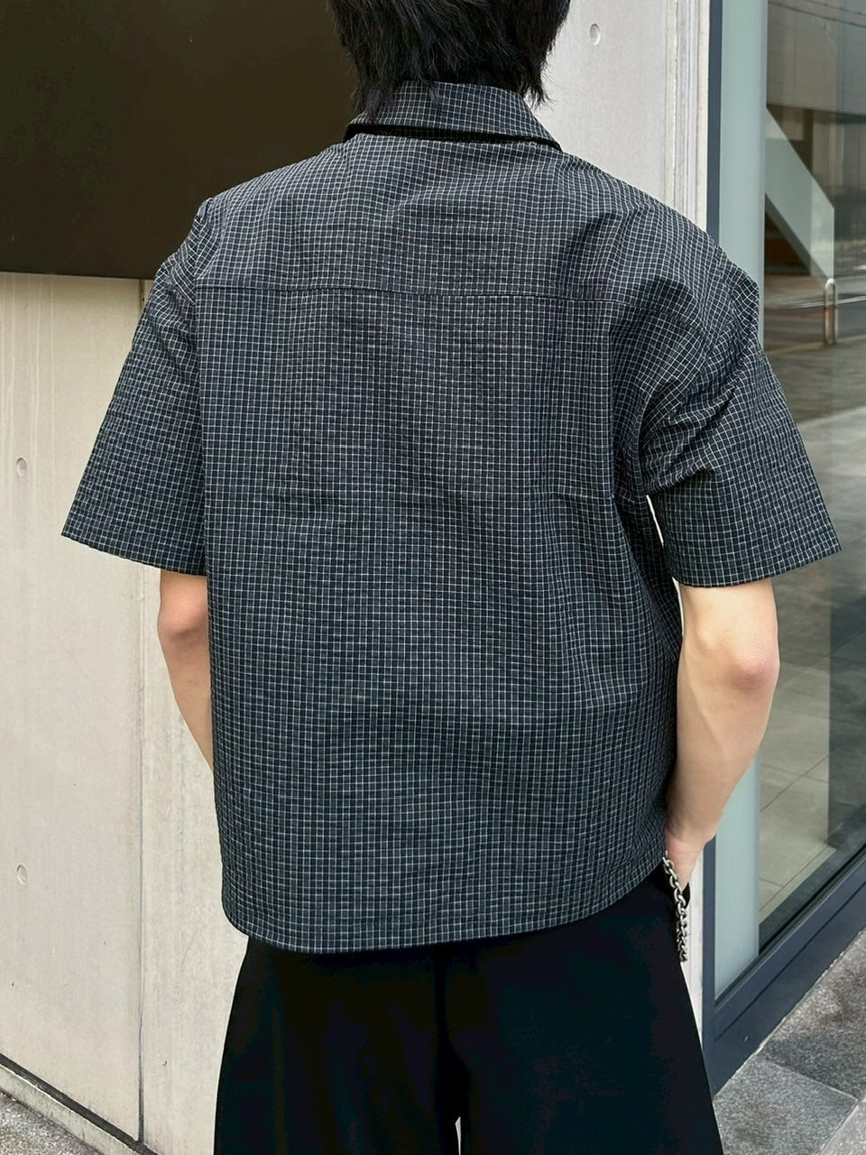受注制【youll】cropped check shirt jacket (3color)
