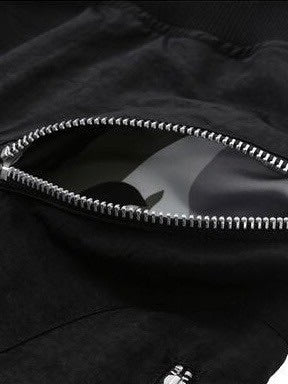 【roaringrad】ZIPPER SAGGING BERMUDA PANTS