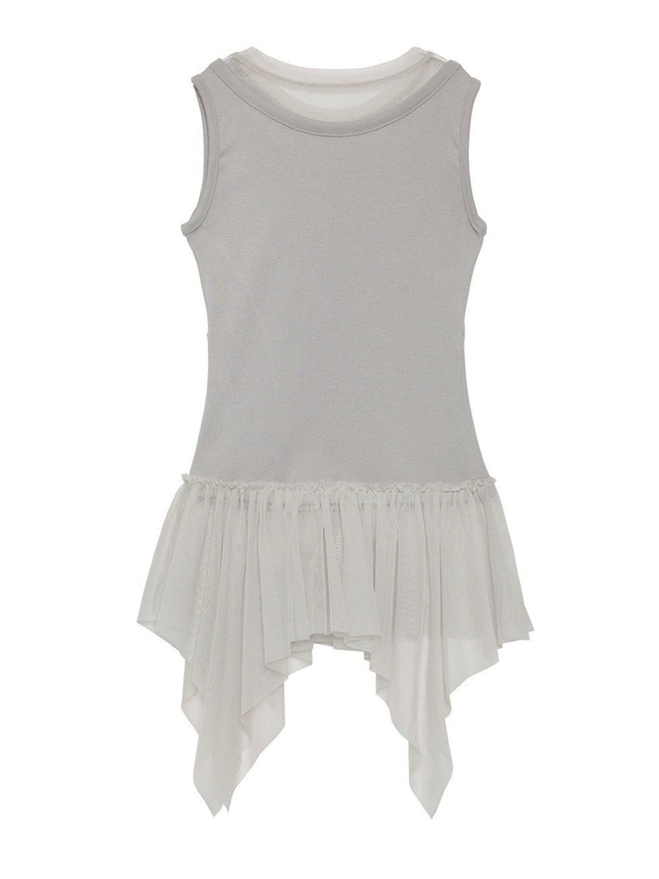 【FLAREUP】Layered Lace Frill Sleeveless