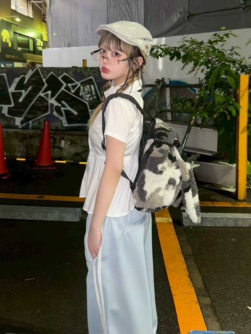 【DND4DES】BUNNY EAR PLUSH BACKPACK