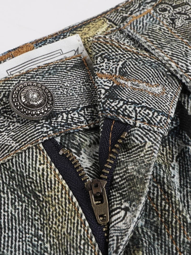 【DND4DES】GEMS ROTTEN DISTRESSED FLARED JEANS