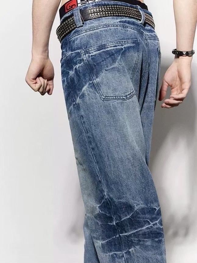 【DND4DES】MUSTACHE WASHED FLARED JEANS