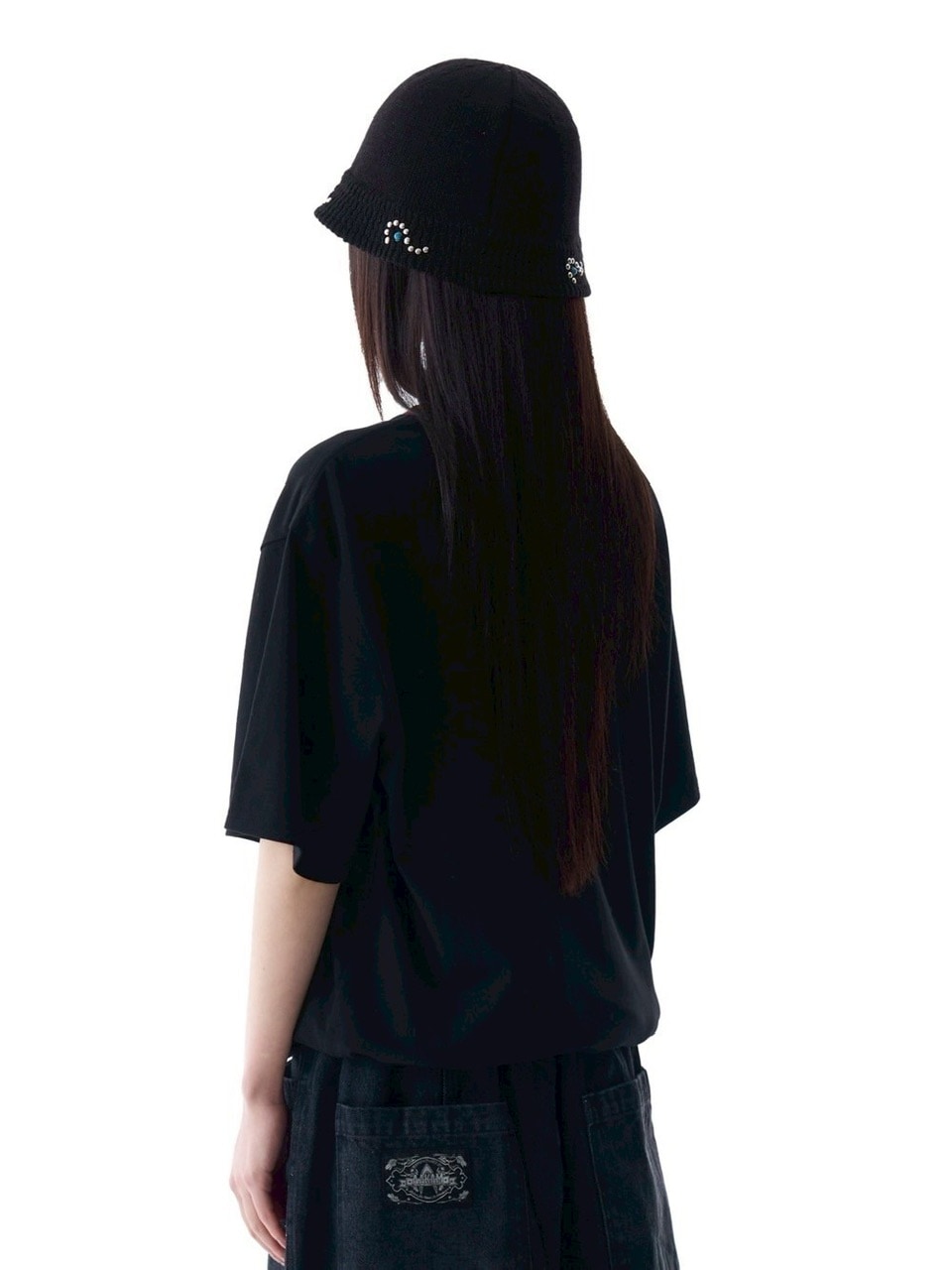 【AAKAM】ROCKSTAR Boucle Half Top