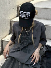 受注制【nmtc +】blurry design tee (3color)