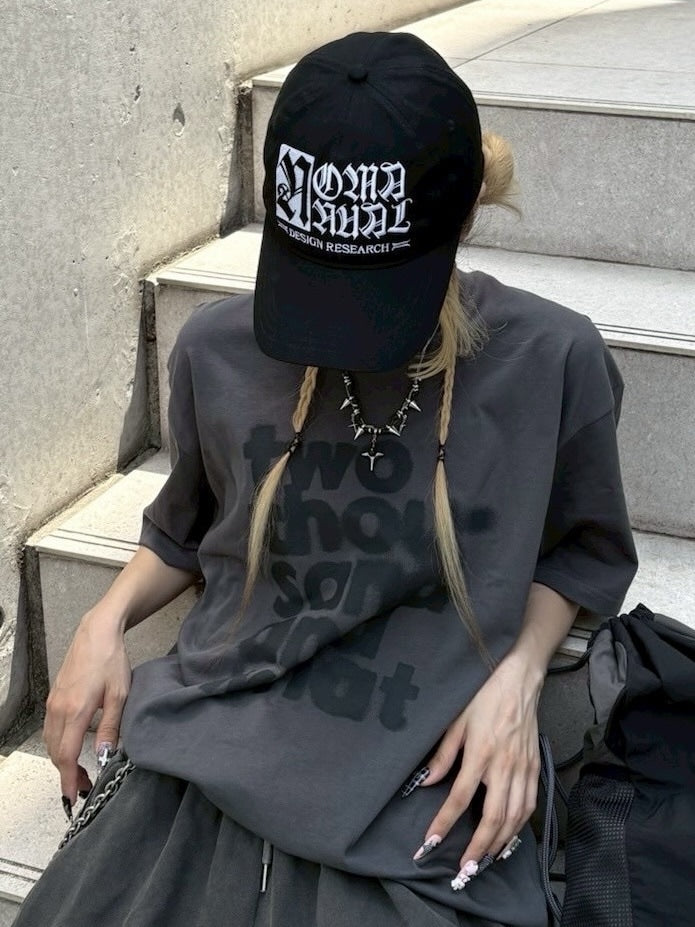 受注制【nmtc +】blurry design tee (3color)