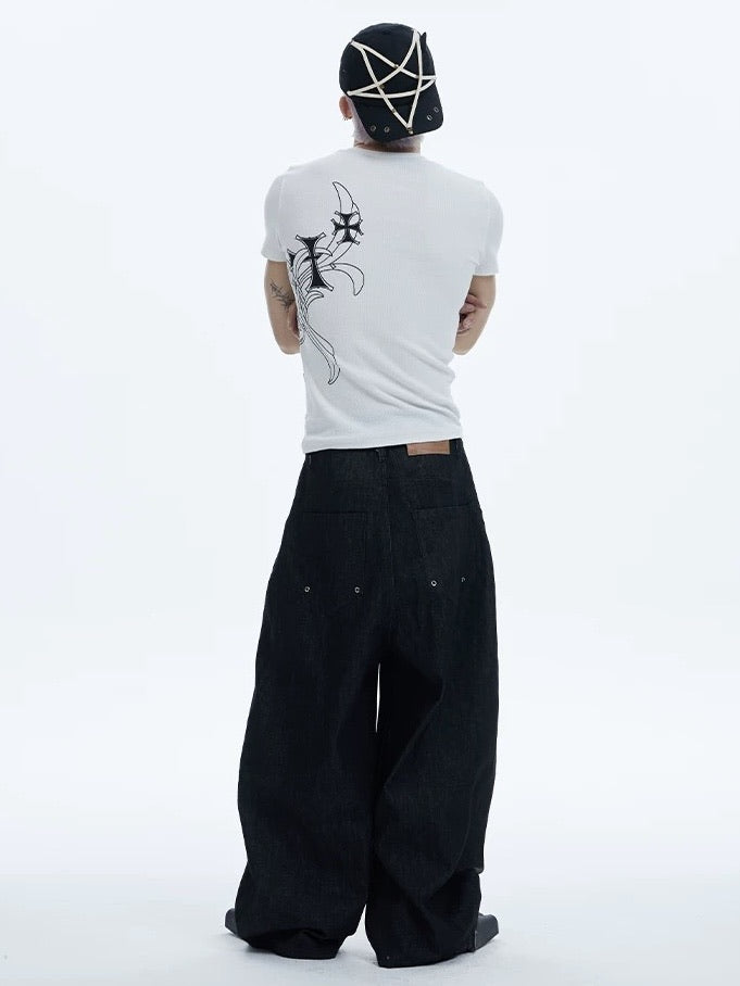 【DND4DES】HONEYSUCKLE CROSS T-SHIRT