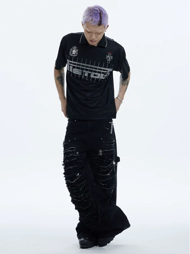 【DND4DES】JEWELED LUMBERJACK PANTS