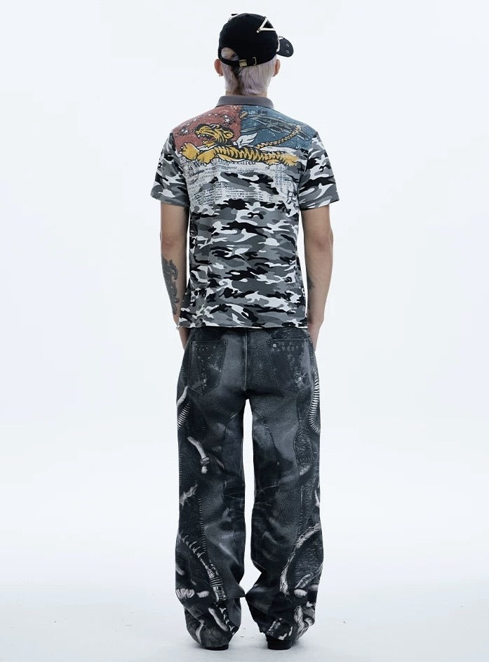 【DND4DES】ALIEN VENOM PRINTED PANTS