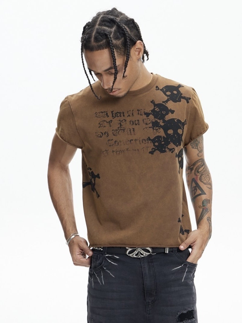 【DND4DES】SKULL WAISTCOAT T-SHIRT