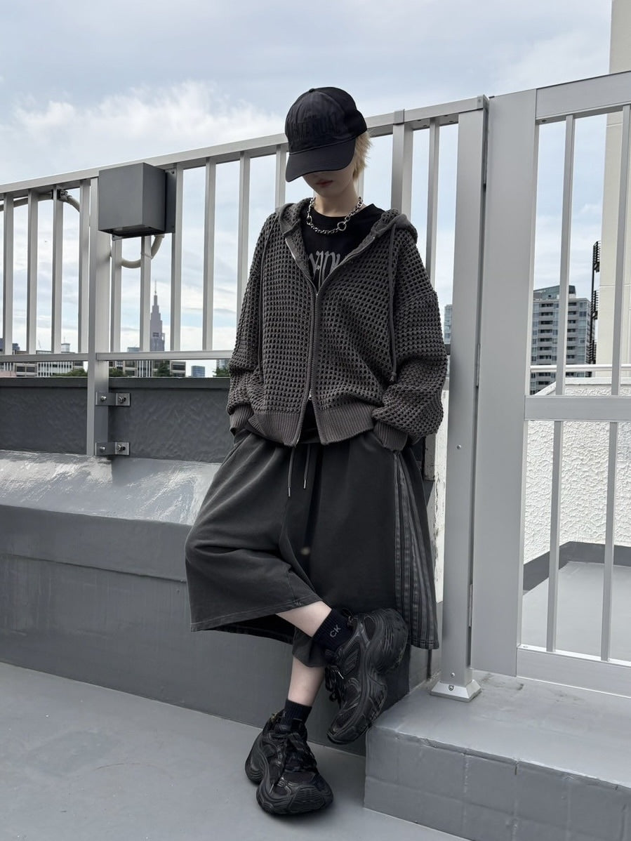 【nmtc+】side line pigment sweat shorts (2color)