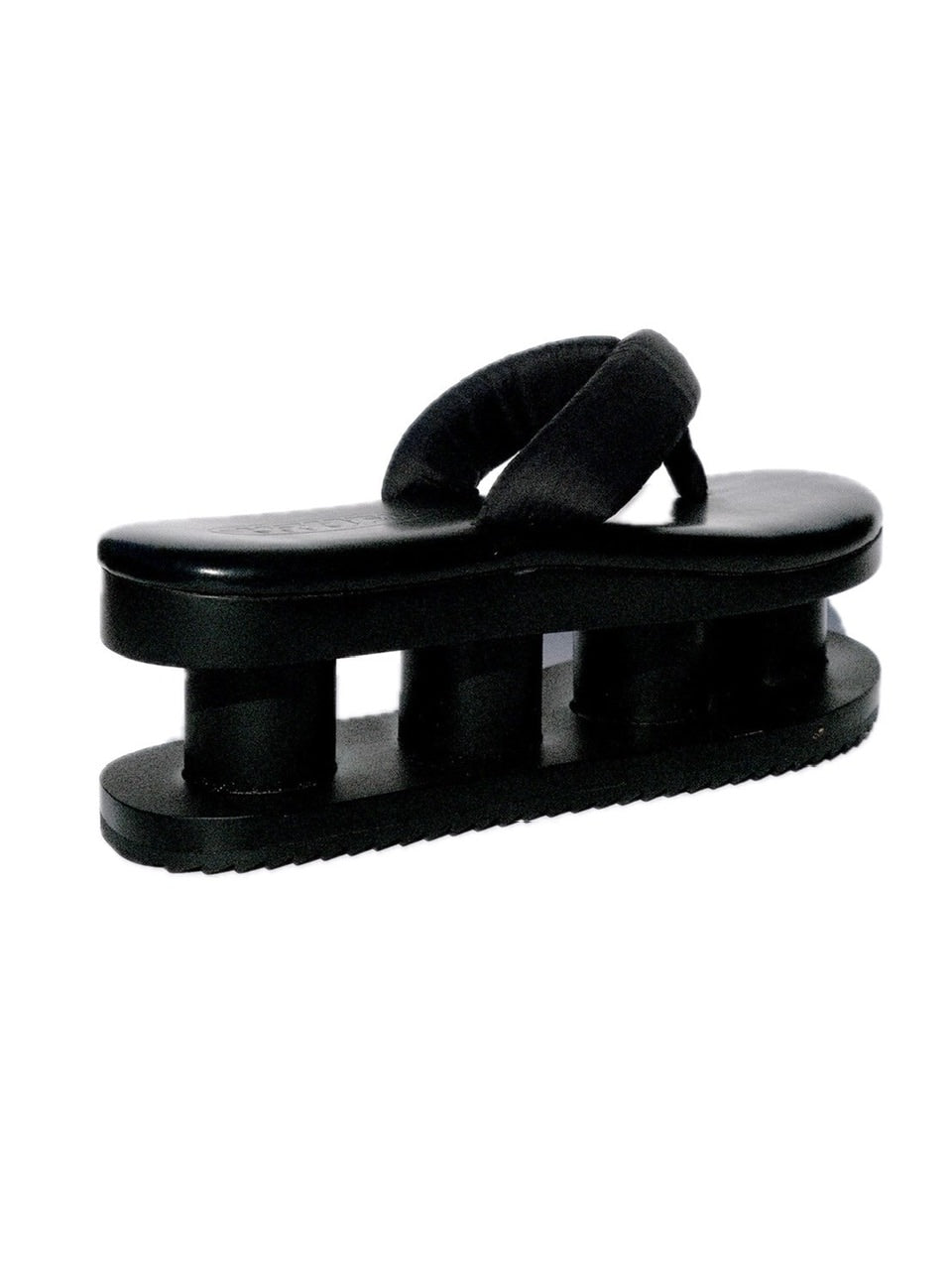 【ESQAPE】WOODEN PLATFORM SANDAL / 【エスケープ】厚底プラットフォームサンダル