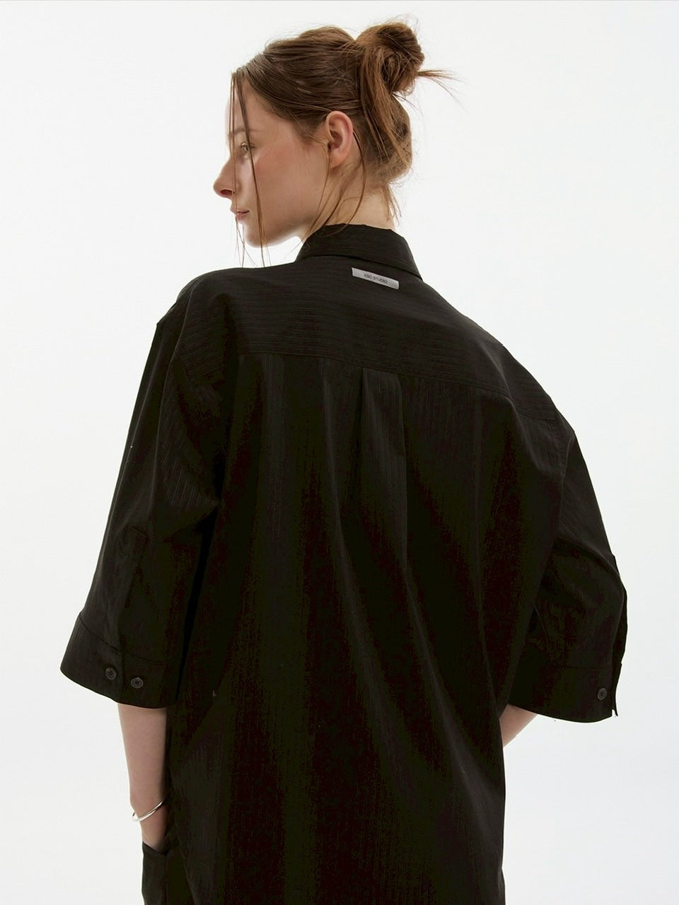 【ESC STUDIO】shaky tie chil shirt/ 【イーエスシーステュディオ】シェイキータイチル半袖シャツ