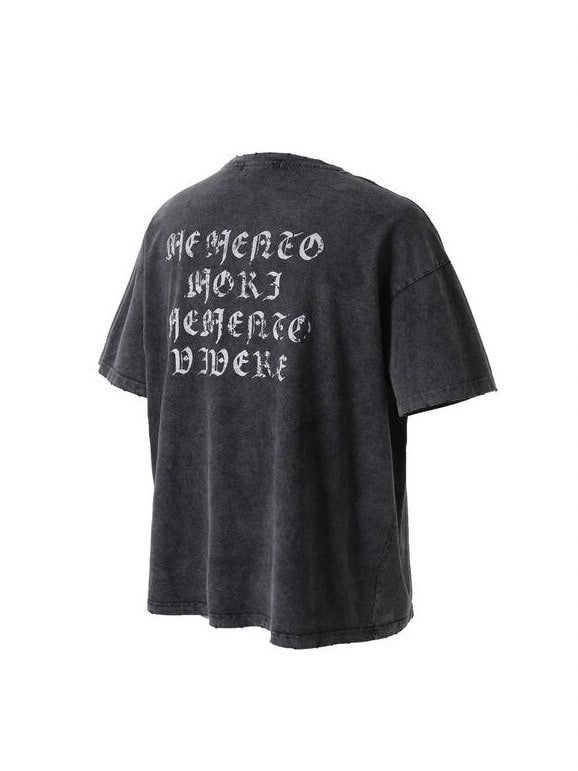 【roaringrad】FLAG WASHED OVER T-SHIRT / 【ロアリングラド】フラッグウォッシュドオーバーサイズ半袖Tシャツ