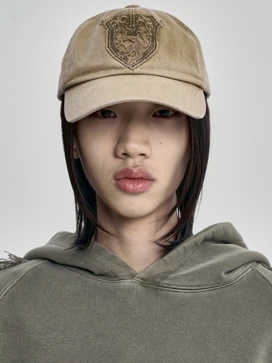 【AJOBYAJO】Wappen Washed Cap / 【アジョバイアジョ】ワッペンウォッシュドキャップ