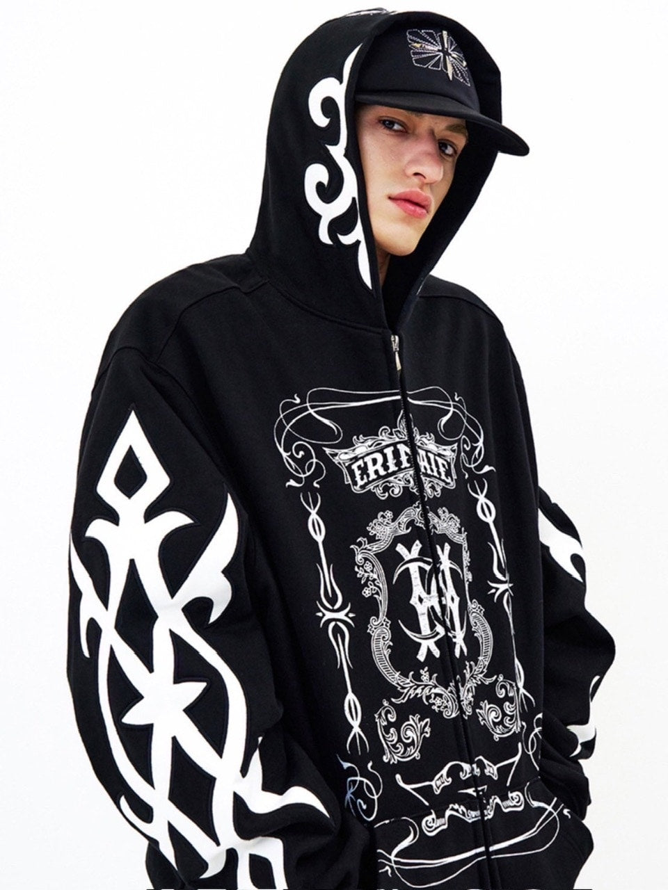 【E RIN AI E】TRIBAL PARTY HOODIE