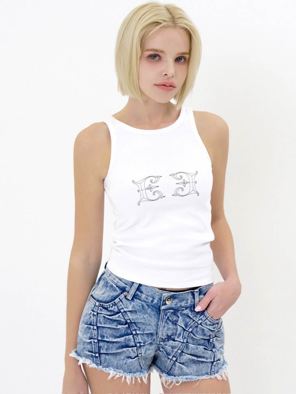 【E RIN AI E】GEMINI SLEEVELESS