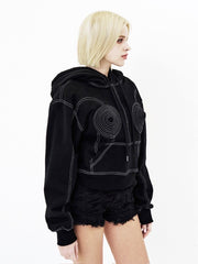 【E RIN AI E】JPG CORSET HOODIE