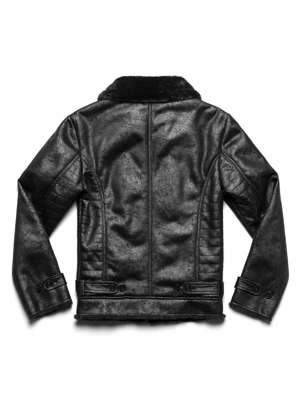 【RACER WORLDWIDE】Faux Leather Jacket【レーサーワールドワイド】コーティングファージャケット