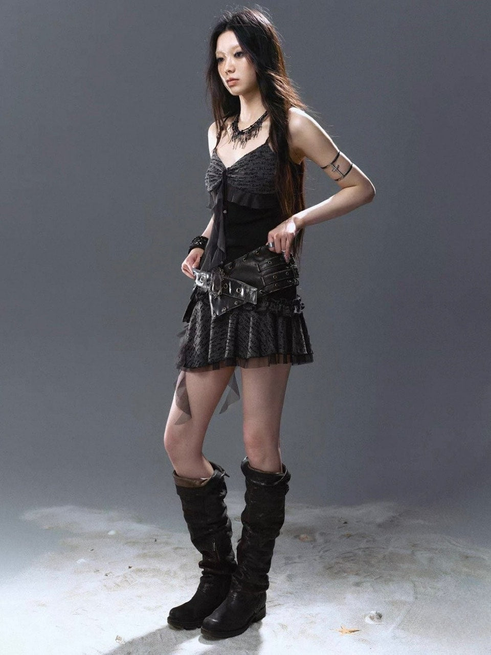 【Cest Nous】Leather Corset Belt / 【セヌー】コルセットベルト