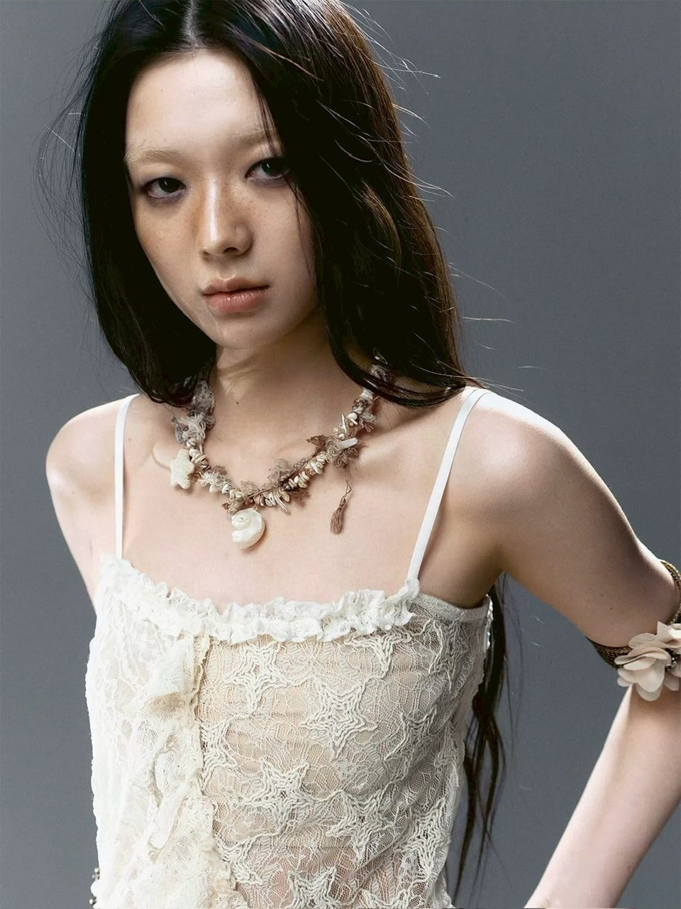 【Cest Nous】Fringe Star Necklace / 【セヌー】フリンジスターネックレス