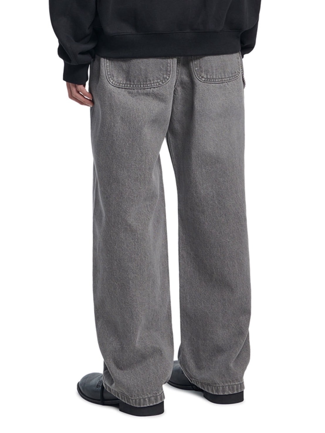 【NOMANUAL】STRAIGHT WIDE DENIM PANTS