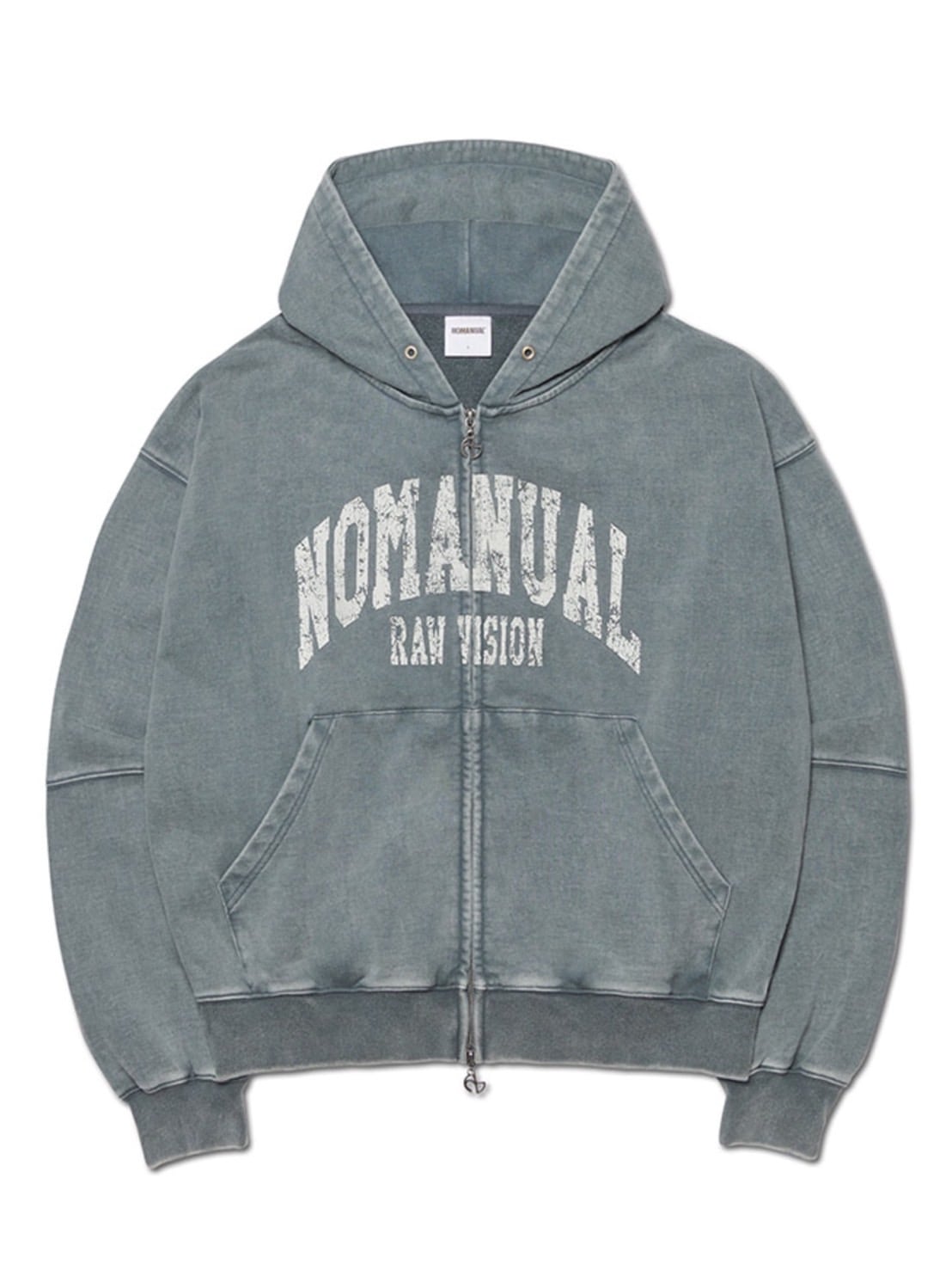 【NOMANUAL】C.A VINTAGE HOODED ZIP-UP