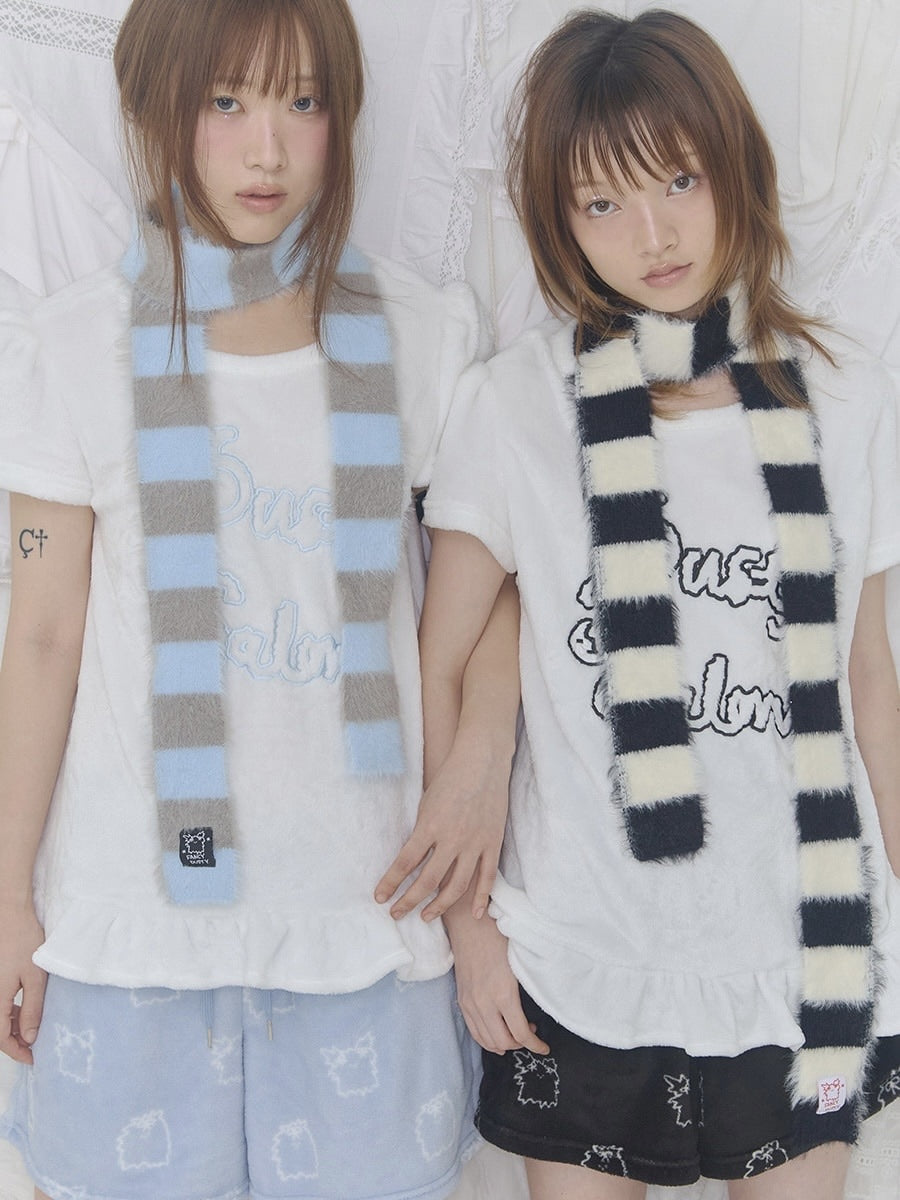 【FANCY X DUSTY】Zzz DUSTY SALON PAJAMA TOP / 【ファンシー X ダスティ】ZzzダスティーサロンパジャマTシャツ半袖ルームウェア