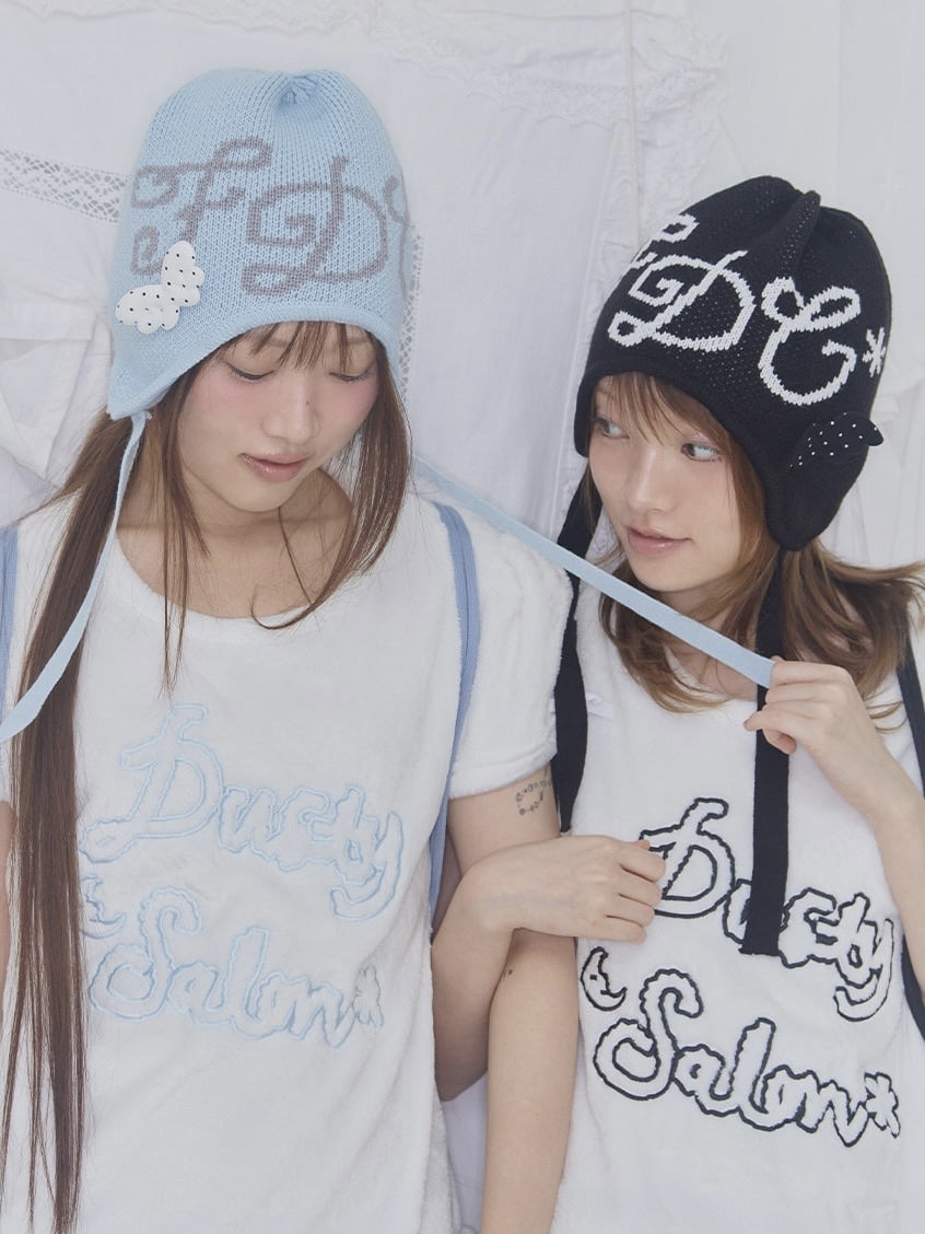 【FANCY X DUSTY】F.D.C EARFLAP BEANIE / 【ファンシー X ダスティ】F.D.Cイヤーフラップニット14