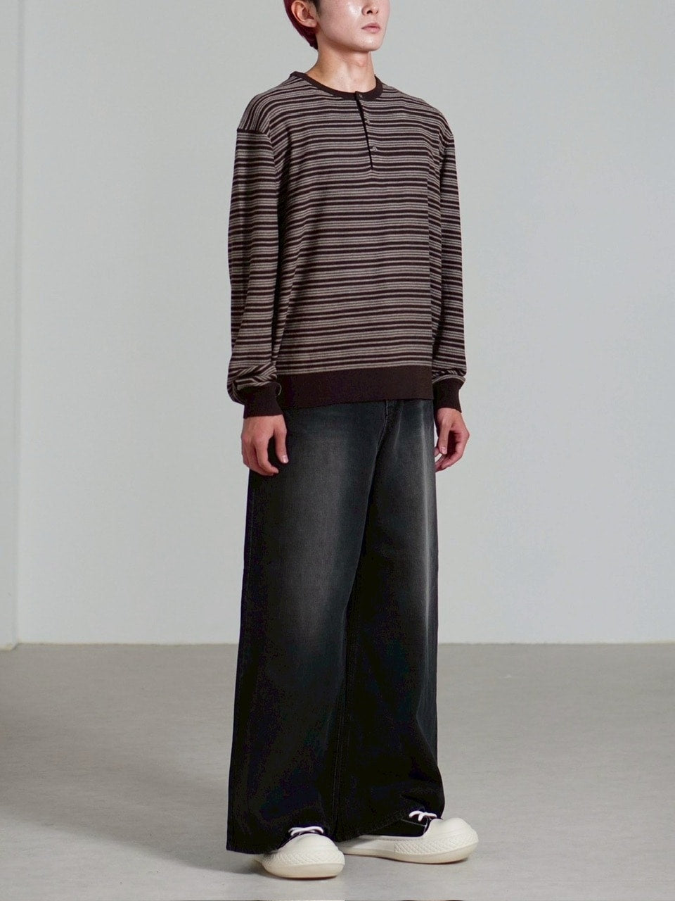 受注制【Chikashitsu +】buggy denim pants / 【チカシツプラス】バギーデニムパンツ