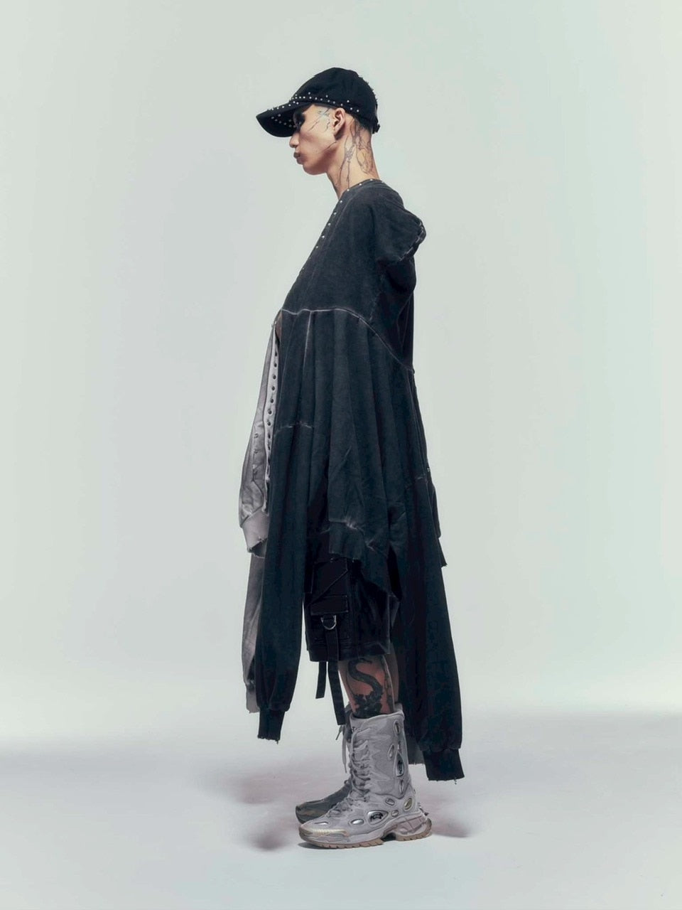 【DIG YOUR OWN GRAVE】SILENT CROSS CAP /【ディグユアオウングレイブ】スタッズキャップ