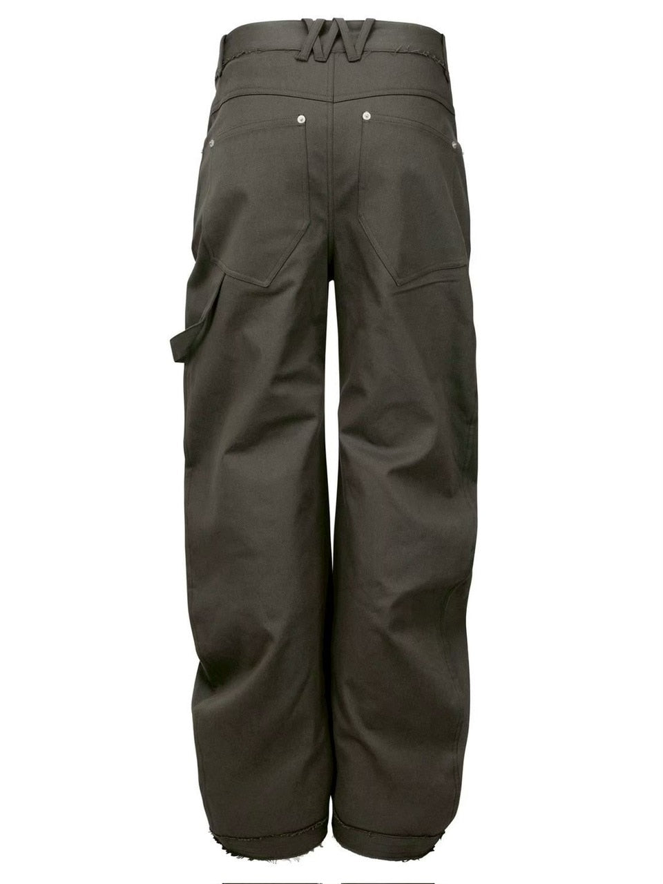 【NACHE】RAWCUT CURVED PANTS (UNISEX)