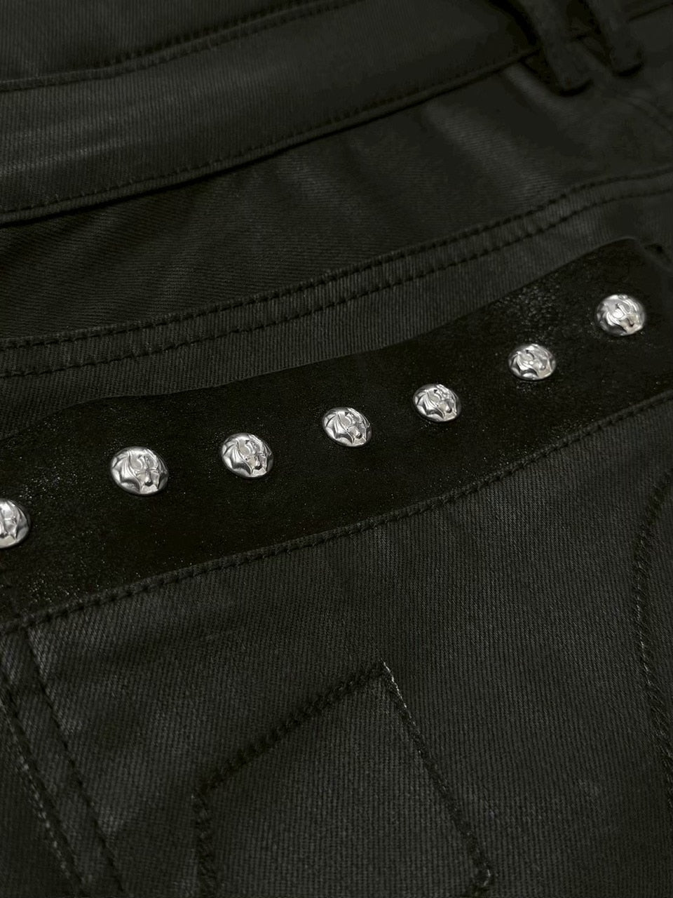 【UNIZ】8 Backs J-Cut Pants / 【ユニズ】ダーティーライクレイヤードバルーンデニムパンツ