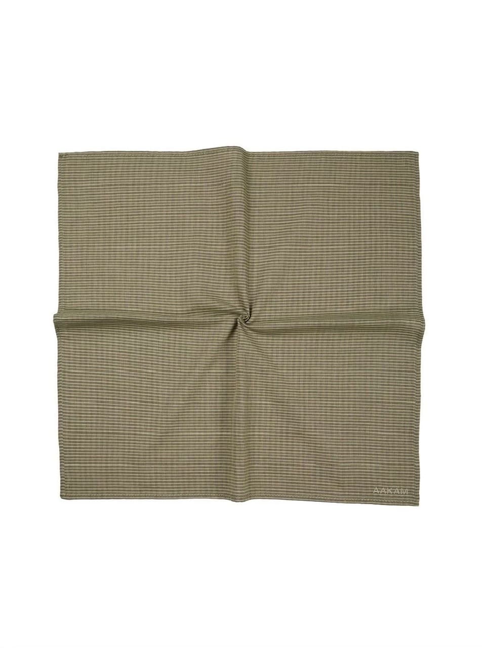 【AAKAM】Check Pattern Scarf