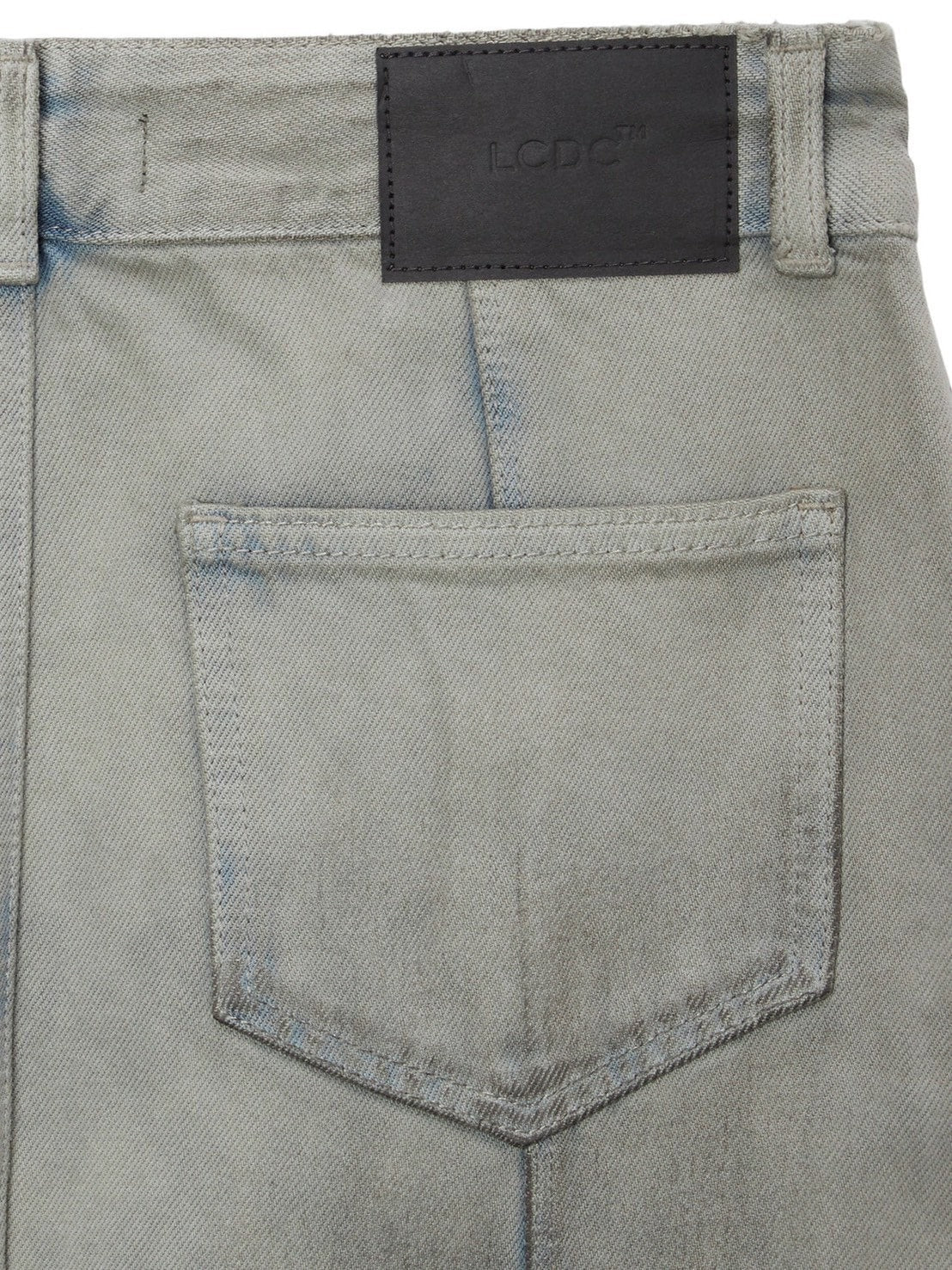 【LCDC】DIRTY WASHED DENIM SKIRT / 【エルシーディーシー・ティーエム】ダーティウォッシュデニムスカート