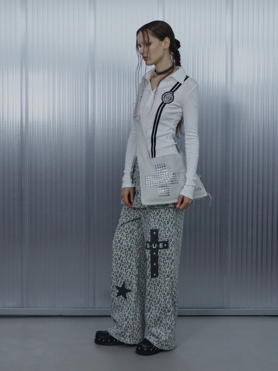 【SETUP‐EXE】TWO-WAY RAW CROSSBAG / 【セットアップエグゼ】ツーウェイロークロスバッグ