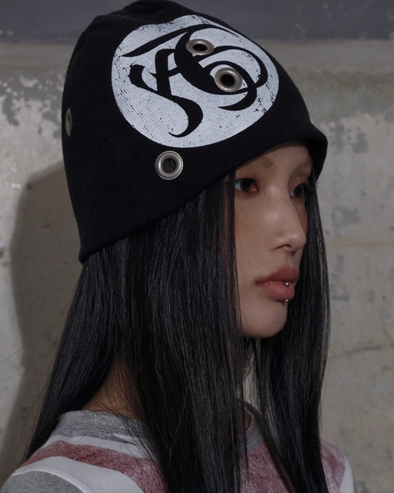 【FANCY CLUB】FY EYELET BEANIE / 【ファンシークラブ】ＦＹアイレットニット帽