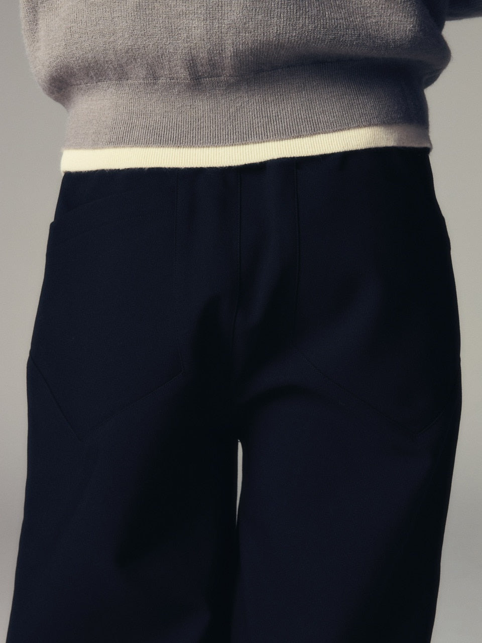 【CS】utility drape wide trousers / 【シーエス】ユーティリティードレープワイドトラウザーズ