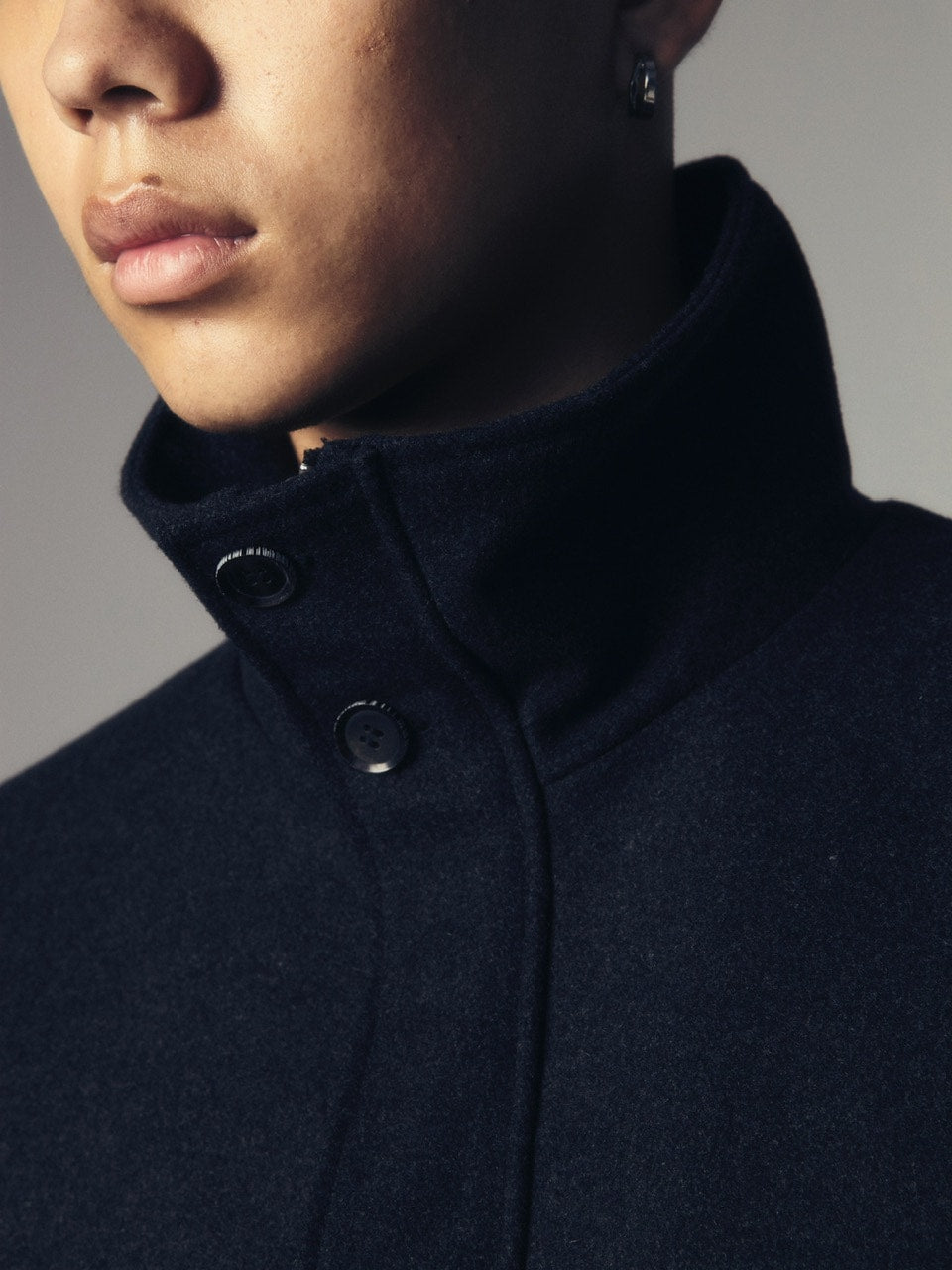 【CS】wool high neck jacket