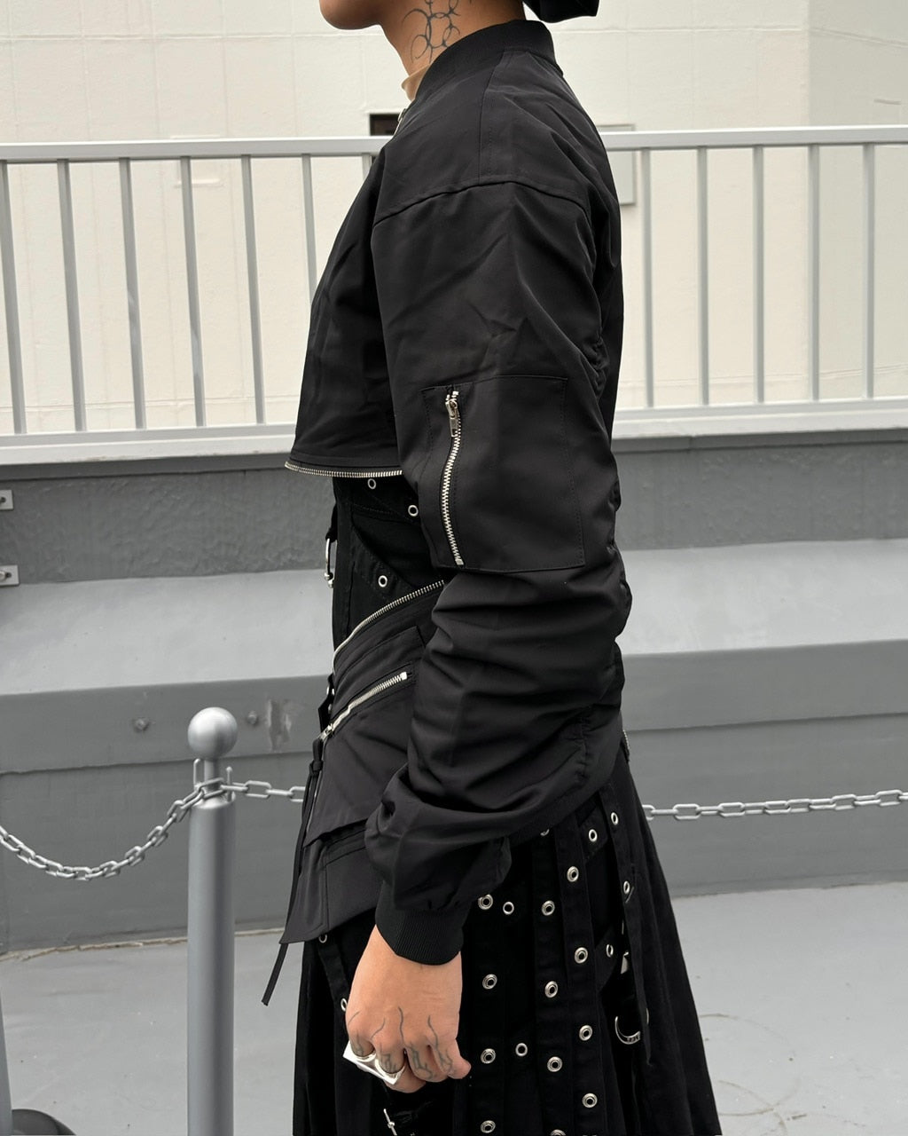 【Never mind the XU】2way light jacket / 【ネバーマインドザエックスユー】ツーウェイライトジャケット