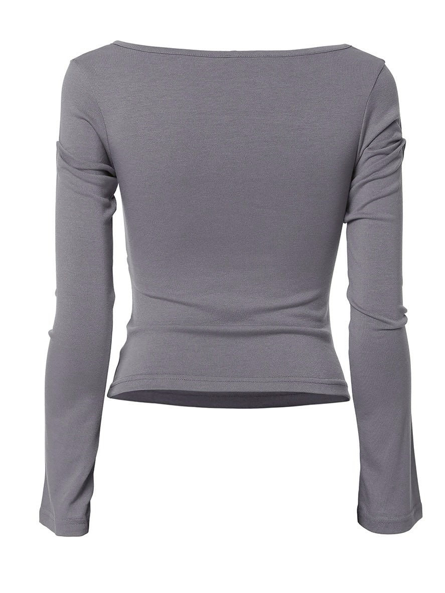 FLAREUP】Asymmetrical Draped Long Sleeve / 【フレアアップ