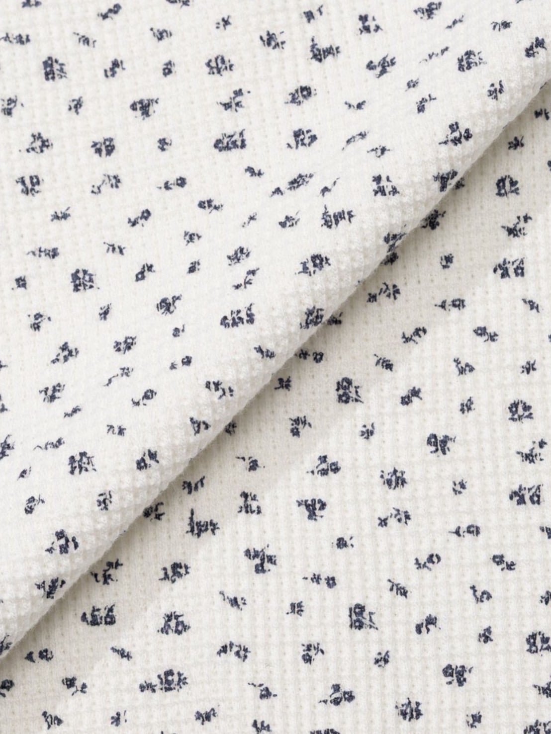 12/21 20:00 再販【Uglyshadow】FLOWER WAFFLE HOODIE